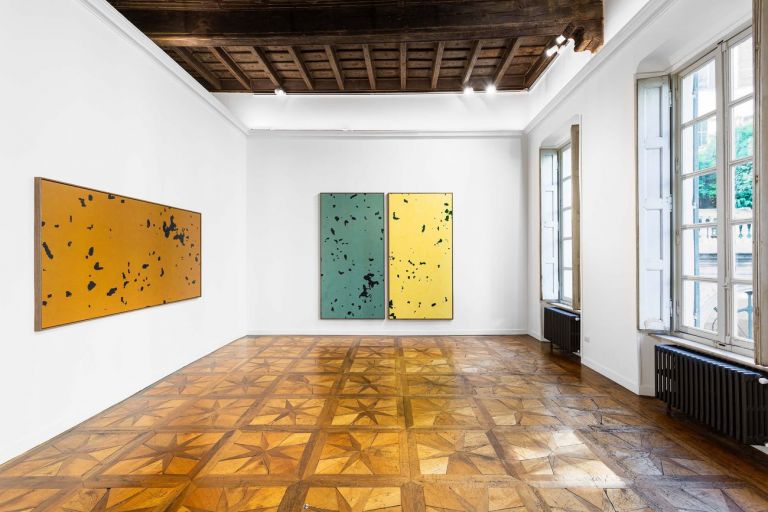 Jan Dibbets. Miliardi di universi. Exhibition view at Galleria Giorgio Persano, Torino 2021. Photo Nicola Morittu. Courtesy Galleria Giorgio Persano