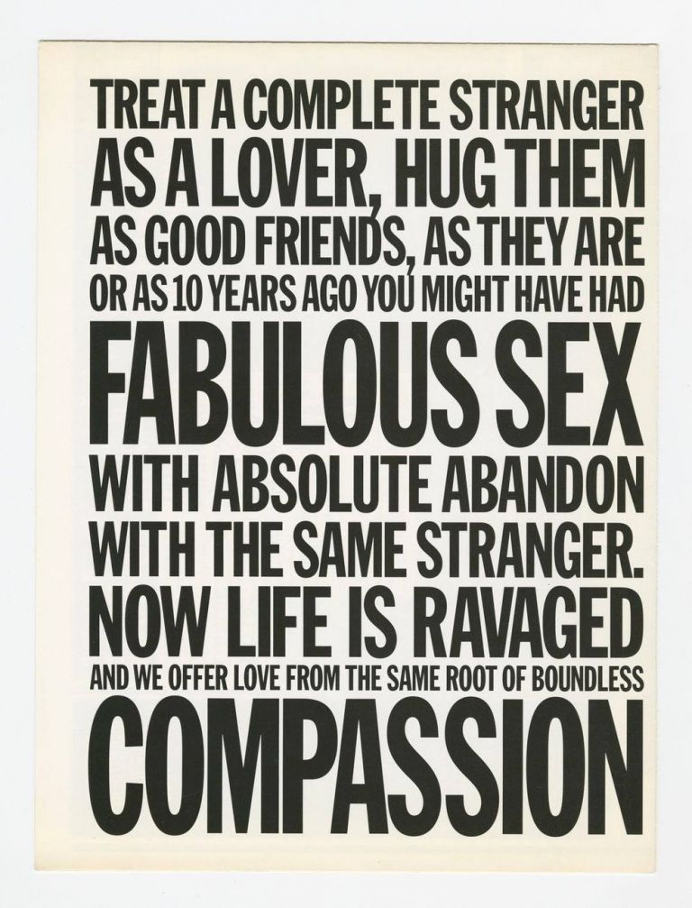 John Giorno, Aids treatment project, 1993