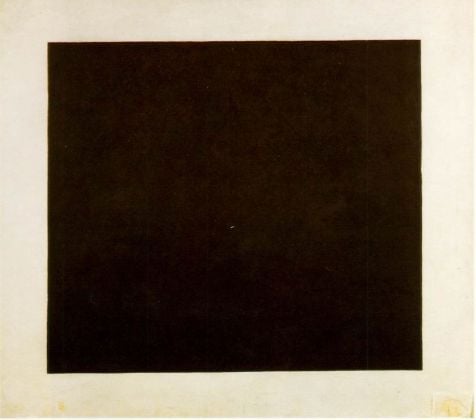 Kazimir Malevič, Quadrato nero, 1915, olio su lino, 79.5x79.5 cm. Galleria Tret'jakov, Mosca