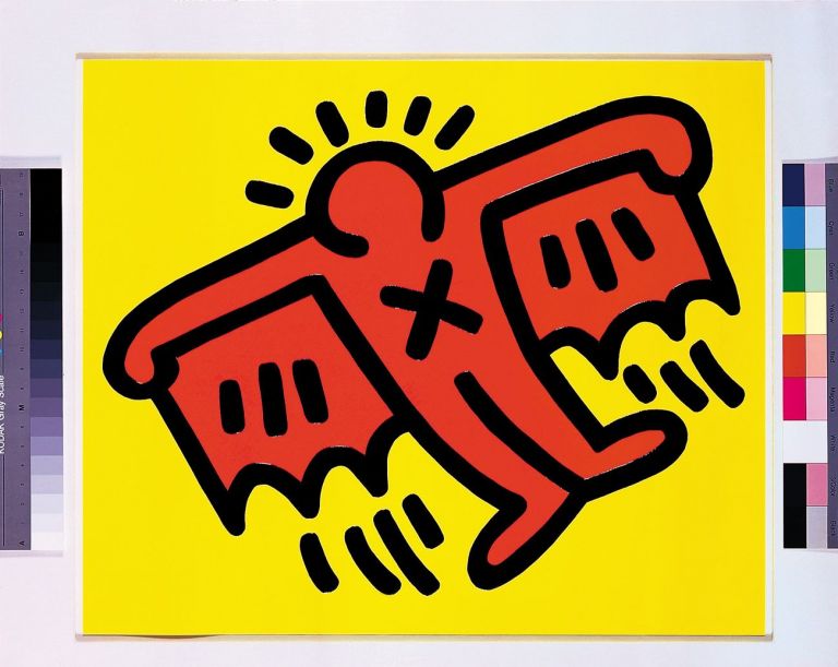 Keith Haring, Icons, 1990. Serigrafia su carta con rilievo, 53.5 x 63.5 cm. Ed. 221/250. Courtesy of Nakamura Keith Haring Collection © Keith Haring Foundation