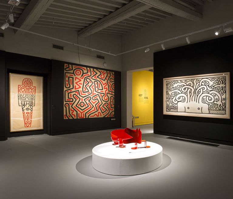 Keith Haring, installation view at Palazzo Blu, Pia 2021. Photo Antonello Tofani