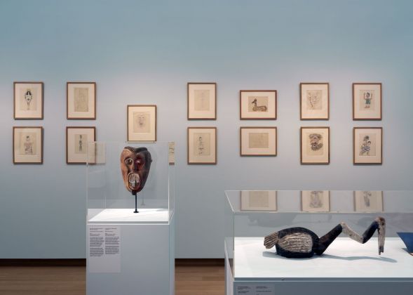 Kirchner and Nolde. Expressionism. Colonialism. Exhibition view at Stedelijk Museum, Amsterdam 2021. Photo Gert Jan van Rooij © Nolde Stiftung Seebüll
