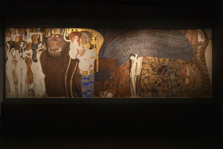 Klimt. La Secessione e l’Italia. Exhibition view at Museo di Roma a Palazzo Braschi, Roma 2021