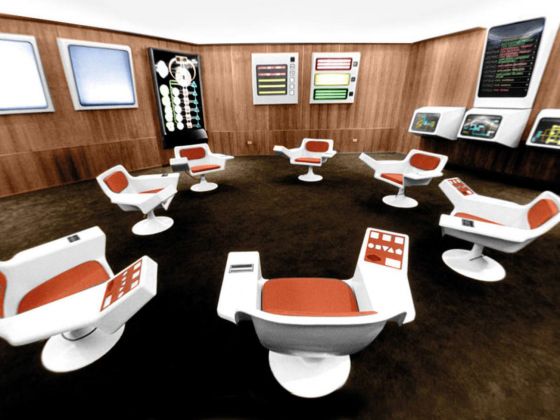La control room del progetto Cybersyn
