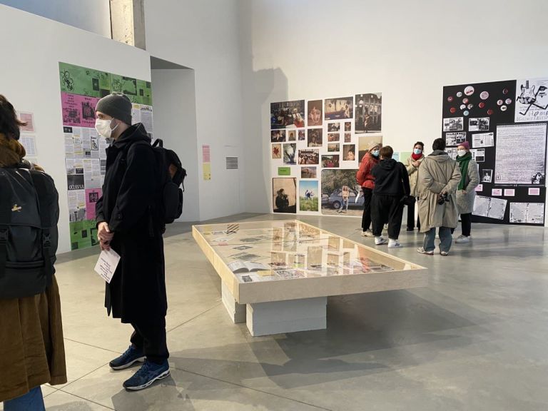 La mostra HARD COPY SOFT TOUCH da Spazio Maiocchi ph Giulia Giaume