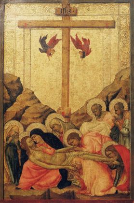Lippo di Benivieni, Compianto sul corpo di Cristo. Image courtesy © Fototeca del Museo Civico Amedeo Lia, La Spezia