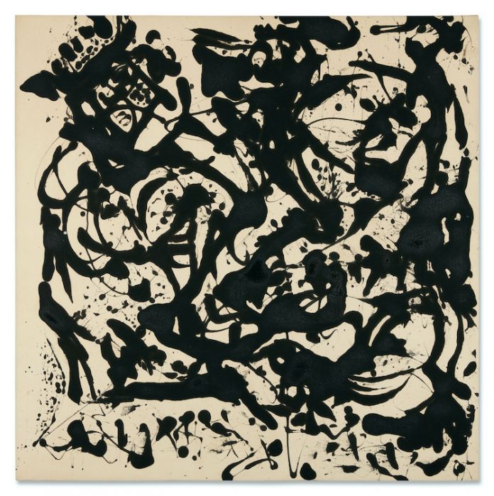 Lot 11. Jackson Pollock, Number 17, 1951. Est. 25,000,000 35,000,000 USD