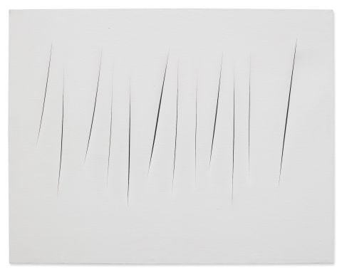 Lot 15. Lucio Fontana, Concetto Spaziale, Attese. Est. 8,000,000 12,000,000 USD