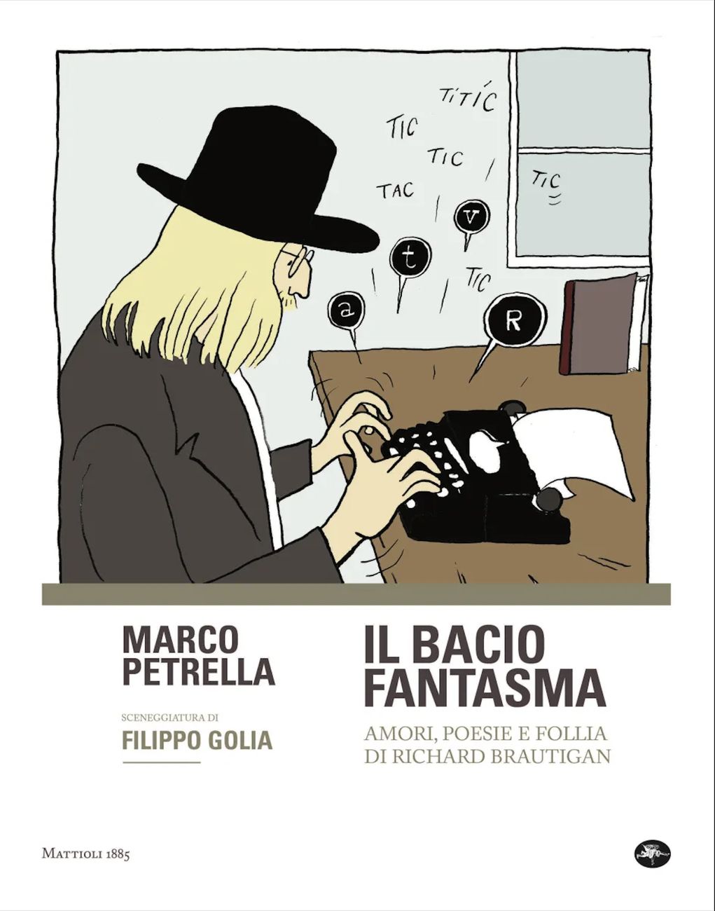 Marco Petrella & Filippo Golia – Il bacio fantasma (Mattioli 1885, Fidenza 2021) _cover