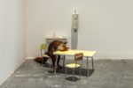 Maurizio Cattelan, Bidibidobidiboo, 1996. Installation view at UCCA, Beijing 2021