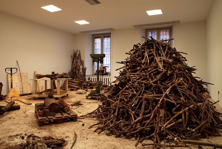 Mike Nelson. The House of the Farmer. Installation view at Palazzo dell’Agricoltore, Parma 2021. Photo Lucio Rossi