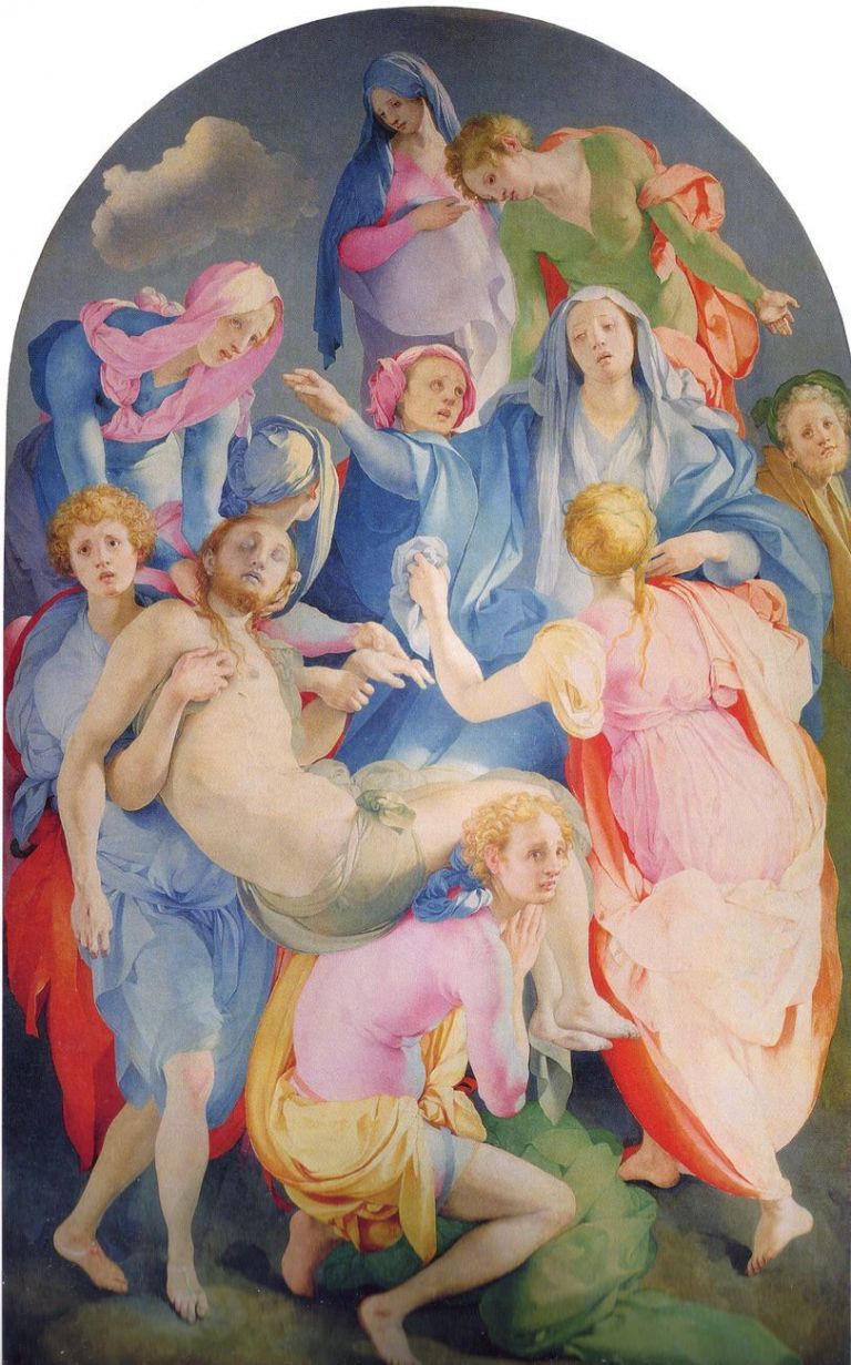 Pontormo, Deposizione, 1526 1528, tempera su tavola. Firenze, Chiesa di Santa Felicita