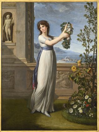 Robilant + Voena, Andrea Appiani (1754–Milan–1817) Josephine Bonaparte Crowning a Myrtle Tree, 1796 Oil on canvas 98 x 73.5 cm (38 5_8 x 29 in.) With frame- 125 x 100 cm (49 1_4 x 39 3_8 in.) € 950,000.00 plus any applicable taxes
