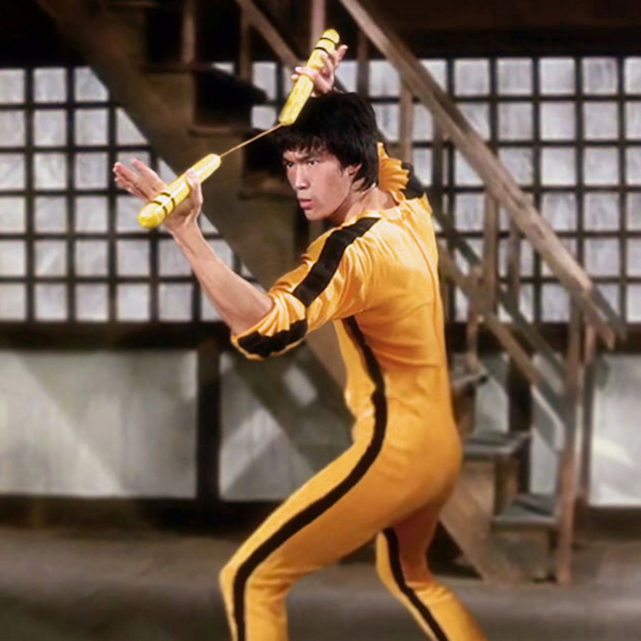 Scena tratta dal film Il gioco della morte con Bruce Lee, 1972. Collezione Christophel © Columbia Pictures