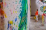 Shōzō Shimamoto. Grandi opere. Exhibition view at CIAC, Foligno 2021