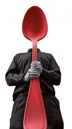 Simone D'Auria, Spoon man, Photo credits, Martino Dini