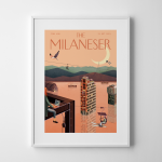 TM 90 illustrazione di Paolo Metaldi Il progetto The Milaneser. Le copertine illustrate vanno in mostra