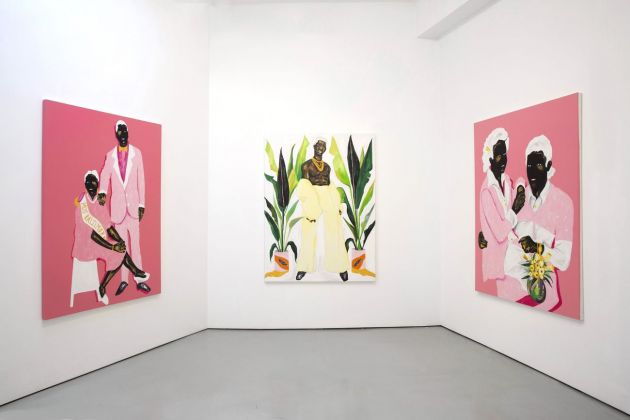 Zéh Palito. Untouchable Negritude. Exhibition view at Luce Gallery, Torino 2021. Photo PEPE Fotografia