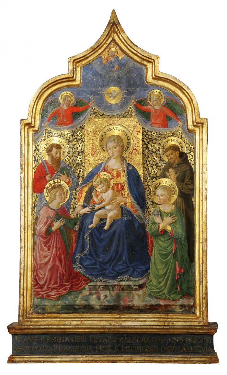 Benozzo Gozzoli, Matrimonio Mistico di Santa Caterina d’Alessandria, 1466