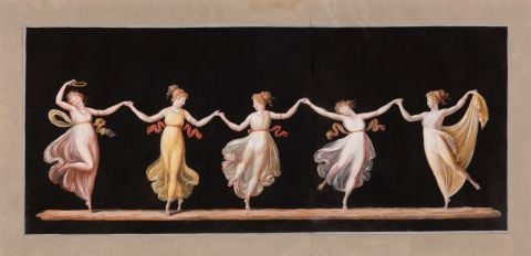 Antonio Canova, Cinque danzatrici che si tengono per mano, 1799, Museo Gypsotheca Antonio Canova, Possagno (TV)