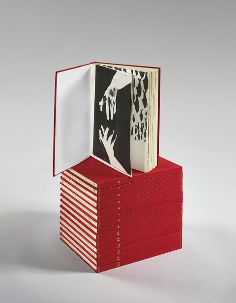 15 libri rossi, Alighiero Boetti, 1993 94, Libri cartonati CC Archivio Boetti