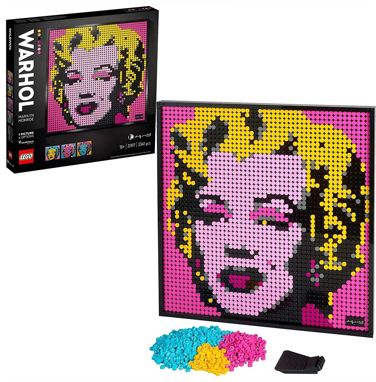 Andy Warhol's Marilyn Monroe LEGO® Art