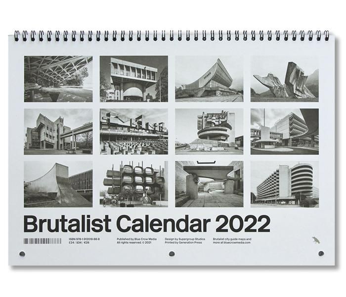 Brutalist Calendar 2022