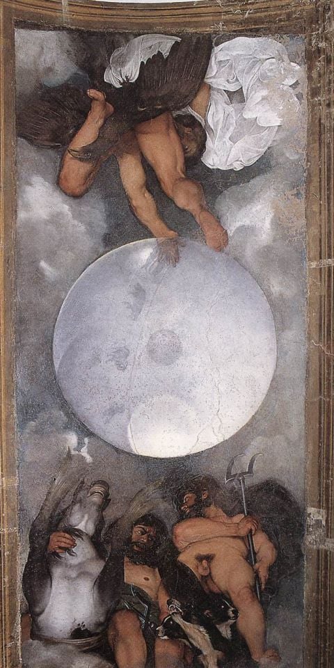 Caravaggio Giove, Nettuno, Plutone Casino dell'Aurora Ludovisi