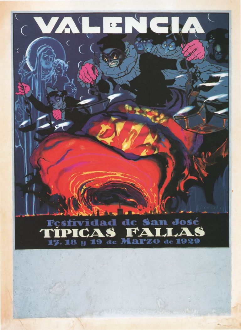 Cartello de Las Fallas del 1929