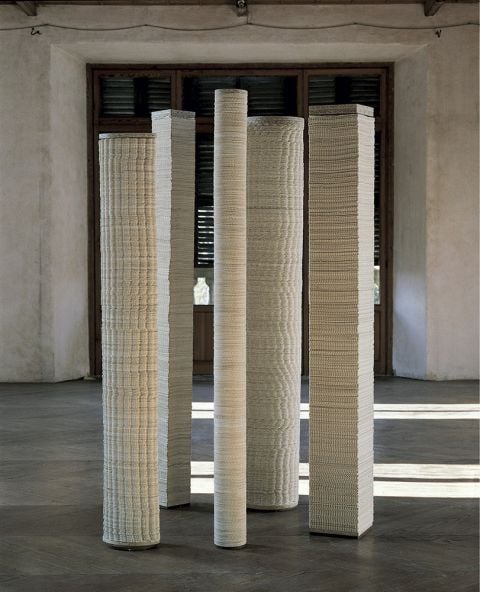 Colonne, Alighiero Boetti, 1968, 5 elementi CC Archivio Boetti