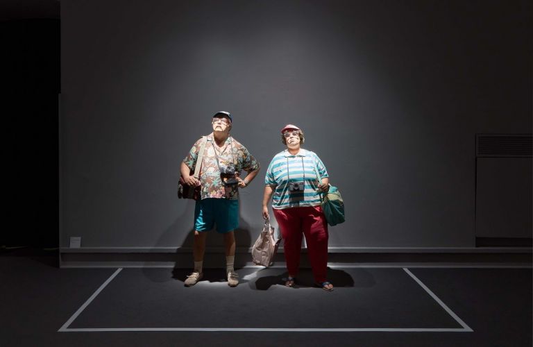 Corpus Domini. Installation view at Palazzo Reale, Milano 2021. Duane Hanson. Photo © Edoardo Valle