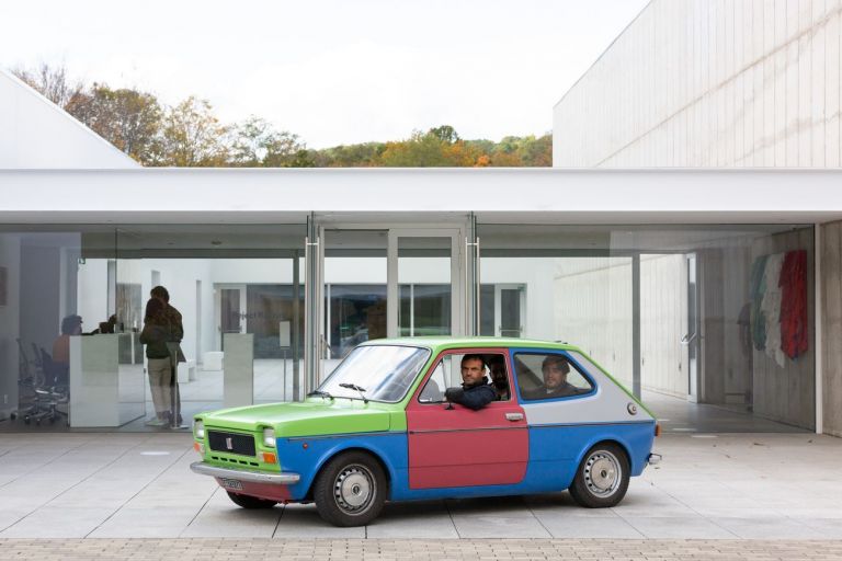 Cristian Chironi, New York Drive, 2021 performance. Photo Alexa Hoyer. Courtesy Magazzino Italian Art