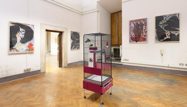 Eventualmente femminile. La materia sensibile. Exhibition view at Palazzo Capizucchi, Roma 2021. Photo credits Giorgio Benni