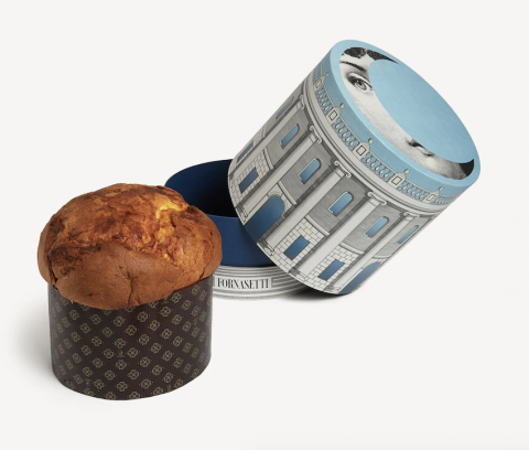 Il panettone Fornasetti realizzato da Davide Longoni