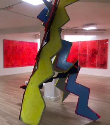 Gianfranco Notargiacomo. In rosso. Exhibition view at Artra, Milano 2021