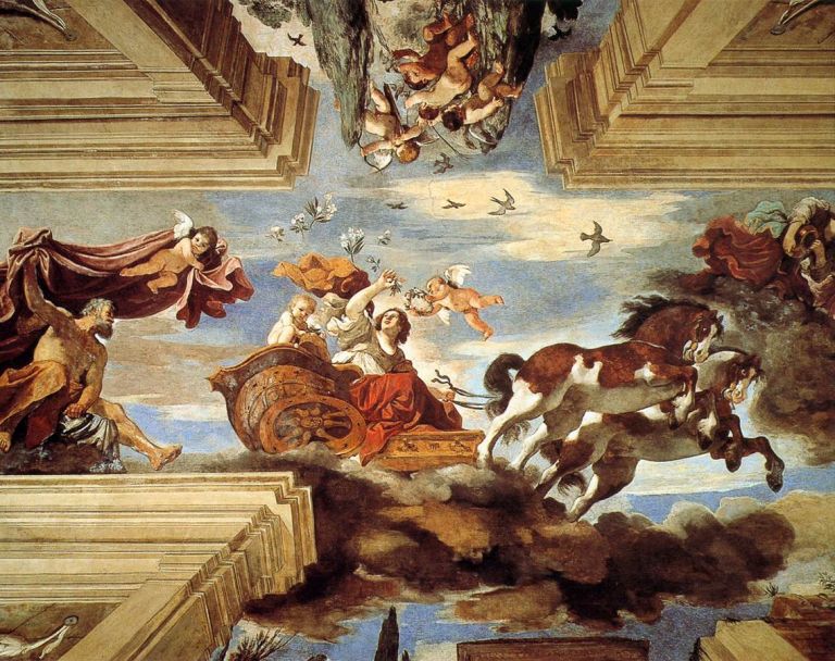 Guercino L'Aurora al Casino Ludovisi dell'Aurora