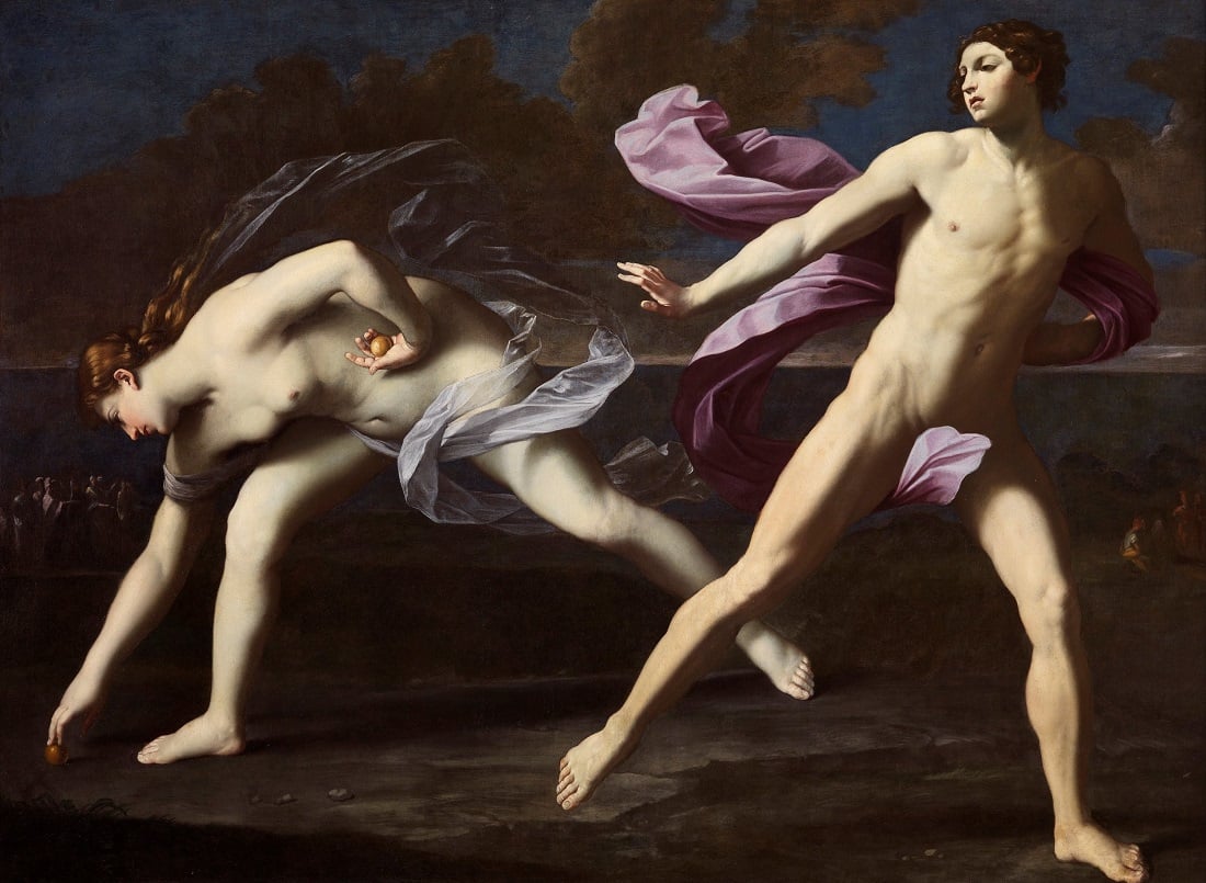 Guido Reni, Atalanta e Ippomene, olio su tela, 232 x 303 cm, Museo e Real Bosco di Capodimonte, Napoli ∏ Ministero della cultura   Museo e Real Bosco