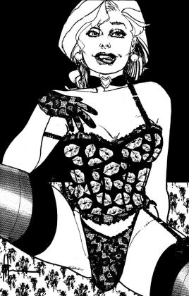 Howard Chaykin, illustrazione per Black Kiss, 2021