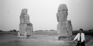 I colossi di Memnone, Luxor, Egitto 1984 © 2021 Hans Georg Berger