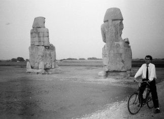 I colossi di Memnone, Luxor, Egitto 1984 © 2021 Hans Georg Berger