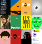 I dieci poster del progetto "Free Patrick Zaki, prisoner of conscience"