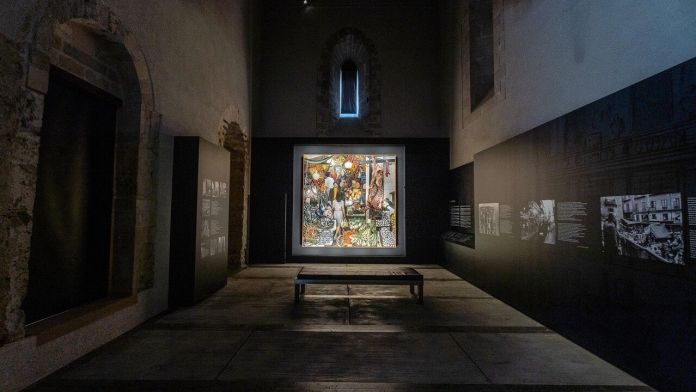 Il nuovo allestimento di Vucciria (1974) di Renato Guttuso al Palazzo Chiaramonte Steri di Palermo