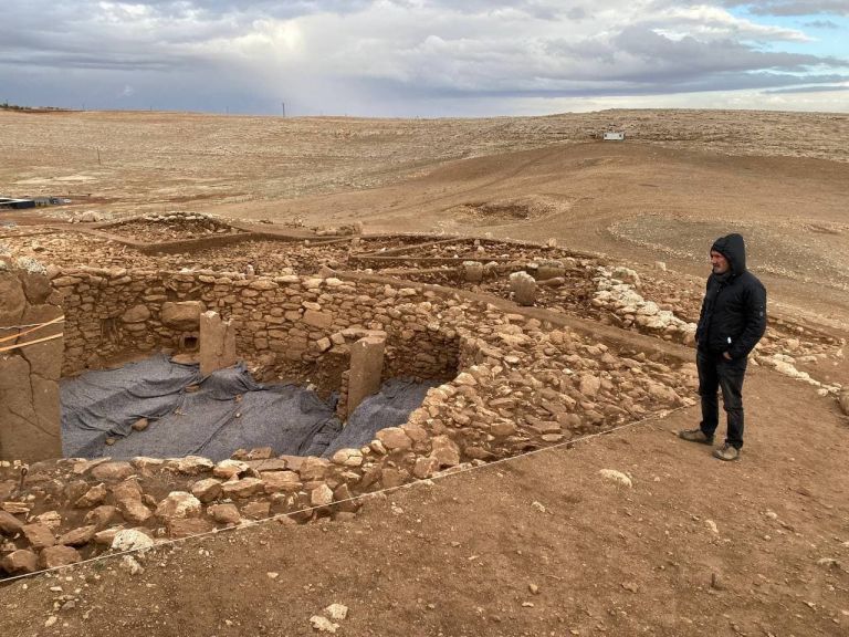 Il professor Karul a Karahan Tepe, photo Giulia Giaume