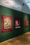Installation shot of Faberge in London, Romance to Revolution at the V&A, from November 20 to May 8