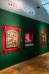 Installation shot of Faberge in London, Romance to Revolution at the V&A, from November 20 to May 8