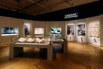 Installation shot of Faberge in London, Romance to Revolution at the V&A, from November 20 to May 8