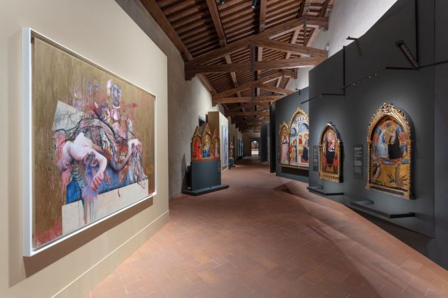 Jenny Saville. Exhibition view at Museo Museo degli Innocenti, Firenze 2021 © Jenny Saville. Photo Sebastiano Pellion di Persano. Courtesy Gagosian