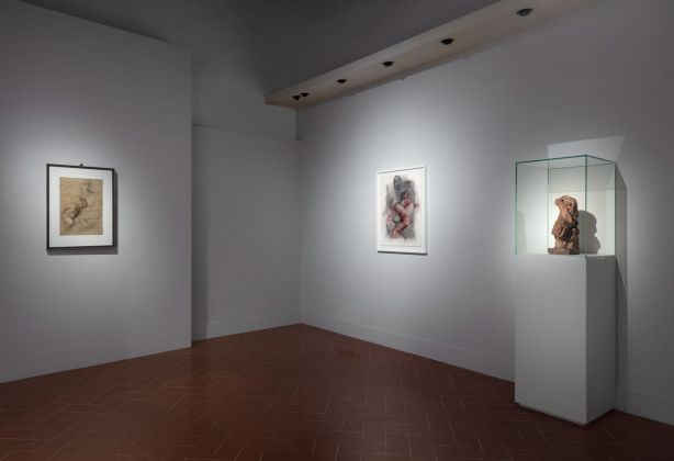 Jenny Saville. Exhibition view at Museo di Casa Buonarroti, Firenze 2021 © Jenny Saville. Photo Sebastiano Pellion di Persano. Courtesy Gagosian