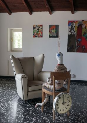 Karin Andersen, Time Machine, 2021, scultura. Casa Museo Jorn. Courtesy Traffic Gallery