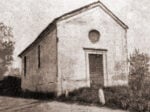 La chiesetta di Sant'Anna in Castagnedo in una foto del 1930 circa